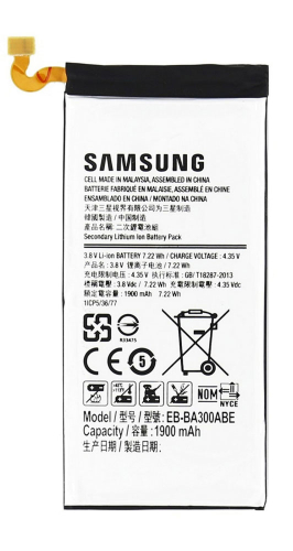 BATERIA SAMSUNG A3 (A310) EB-BA310ABE (EM BULK)