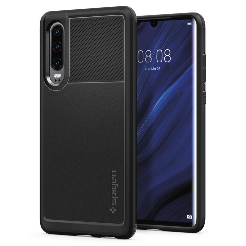 CAPA SPIGEN HUAWEI P30 RUGGED ARMOR BLACK (L38CS25735)