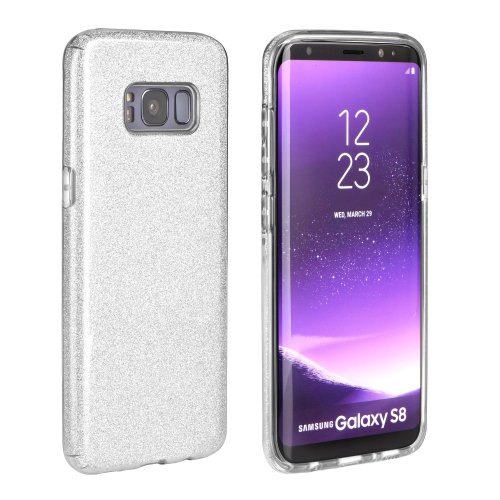 CAPA FORCELL TPU SHNING SAMSUNG GALAXY A40 SILVER