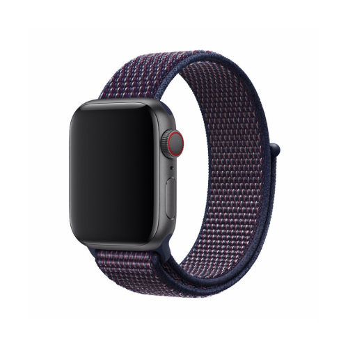 BRACELETE DEVIA NYLON INDIGO APPLE WATCH 42MM/44MM