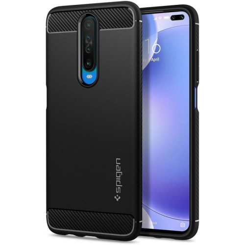 CAPA SPIGEN XIAOMI POCOPHONE X2 RUGGED ARMOR MATTE BLACK