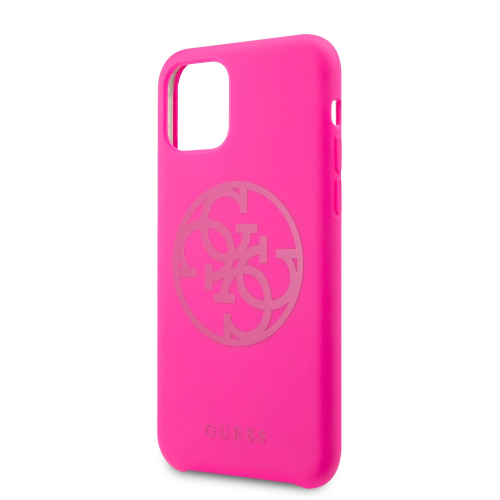 CAPA GUESS SILICONE 4G 11 PRO MAX FUSCIA (GUHCN65LS4GFU)