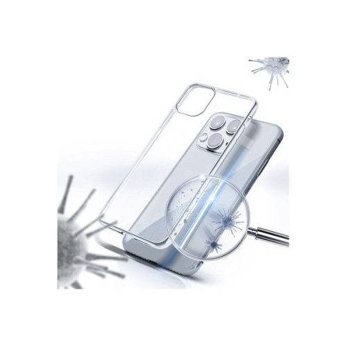 CAPA FORCELL SILICONE ANTIBACTERIAL SAMSUNG A51 CLEAR