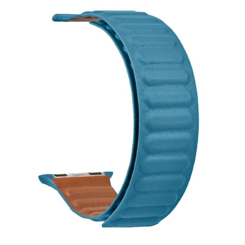 BRACELETE TACTICAL 730 LOOP LEATHER BAND 38/40 MM SEA BLUE