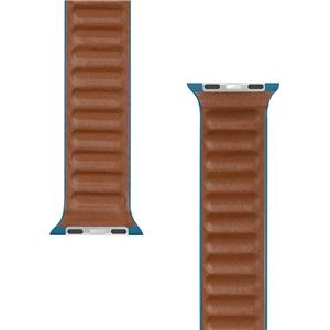 BRACELETE TACTICAL 730 LOOP LEATHER BAND 38/40 MM SEA BLUE