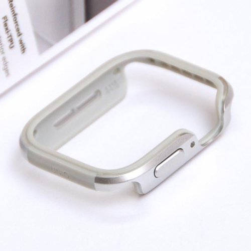 CAPA UNIQ VALENCIA 360 SHOCKSORB BUMPER APPLE WATCH 44MM SILVER 