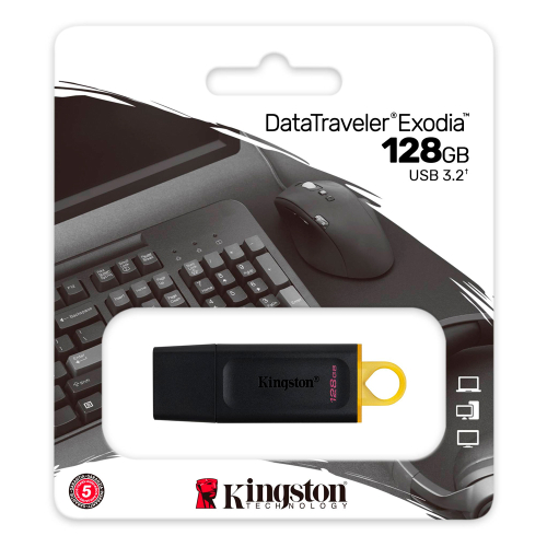 PEN DRIVE KINGSTON 128GB DATATRAVELER EXODIA