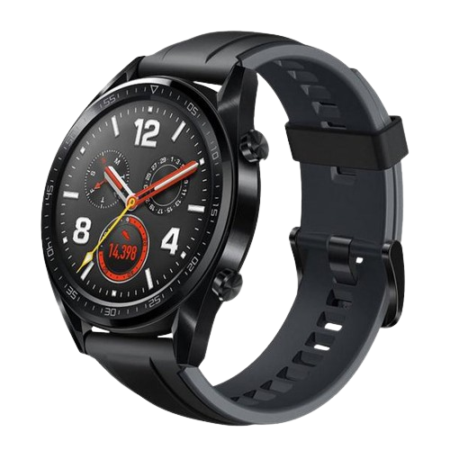 (SEMINOVO) HUAWEI WATCH GT 46MM SPORT BLACK STAINLESS STEEL (FTN-B19) GRADE A