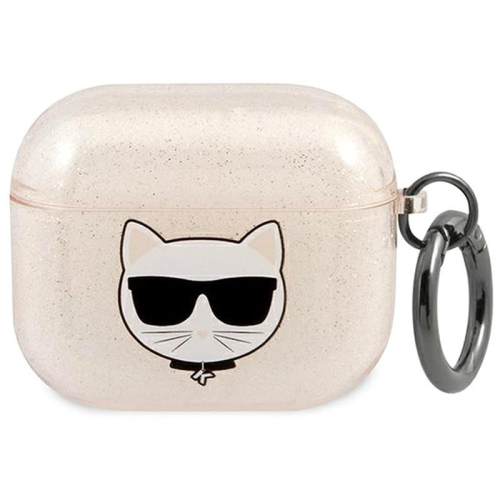 CAPA KARL LAGERFELD TPU GLITTER CLEAR  AIRPODS 3