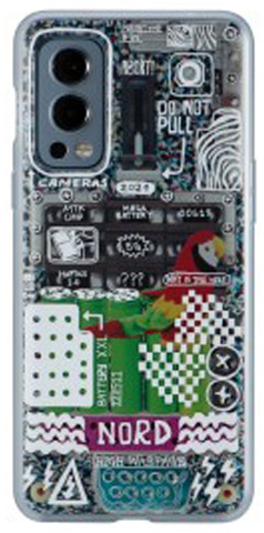 CAPA ONEPLUS NORD 2 5G QUANTUM BUMPER DOODLE CHAOS