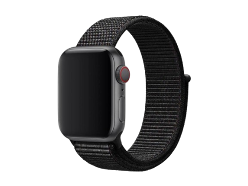 BRACELETE DEVIA NYLON PRETO APPLE WATCH 38MM/40MM