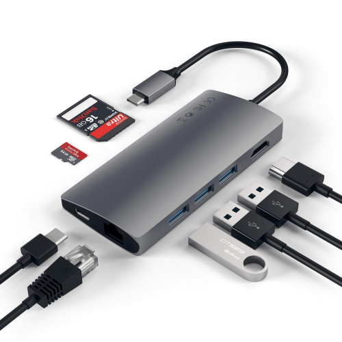 Satechi - USB-C Multiport v2 adapter (space g)