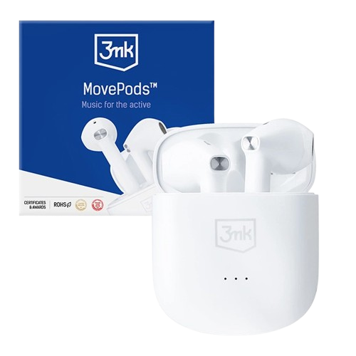 AURICULAR BLUETOOTH 3MK MOVEPODS WHITE