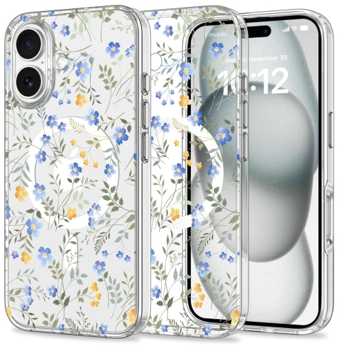 CAPA TECH-PROTECT MAGMOD MAGSAFE IPHONE 16 SPRING FLOWERS