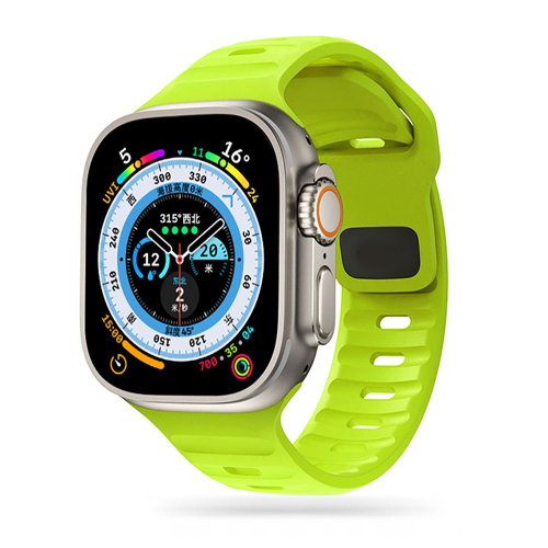 BRACELETE TECH-PROTECT APPLE WATCH 44/45/46/ULTRA LIME