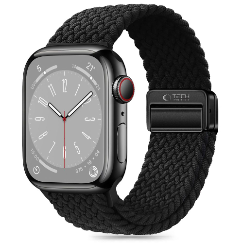 BRACELETE TECH-PROTECT NYLONMAG APPLE WATCH 42/44/45/49MM BLACK