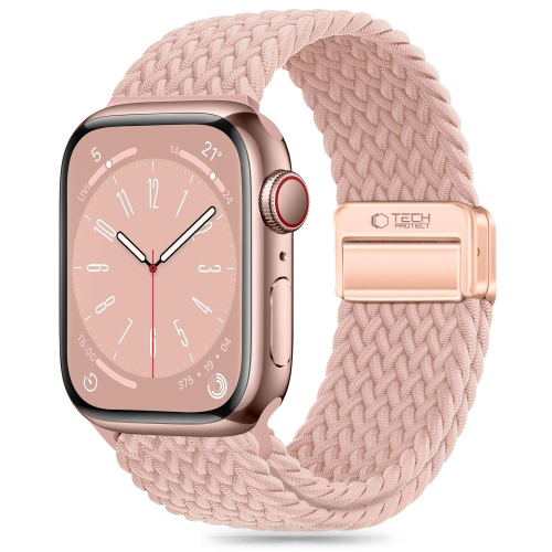 BRACELETE TECH-PROTECT NYLONMAG APPLE WATCH 42/44/45/49MM DUSTY ROSE